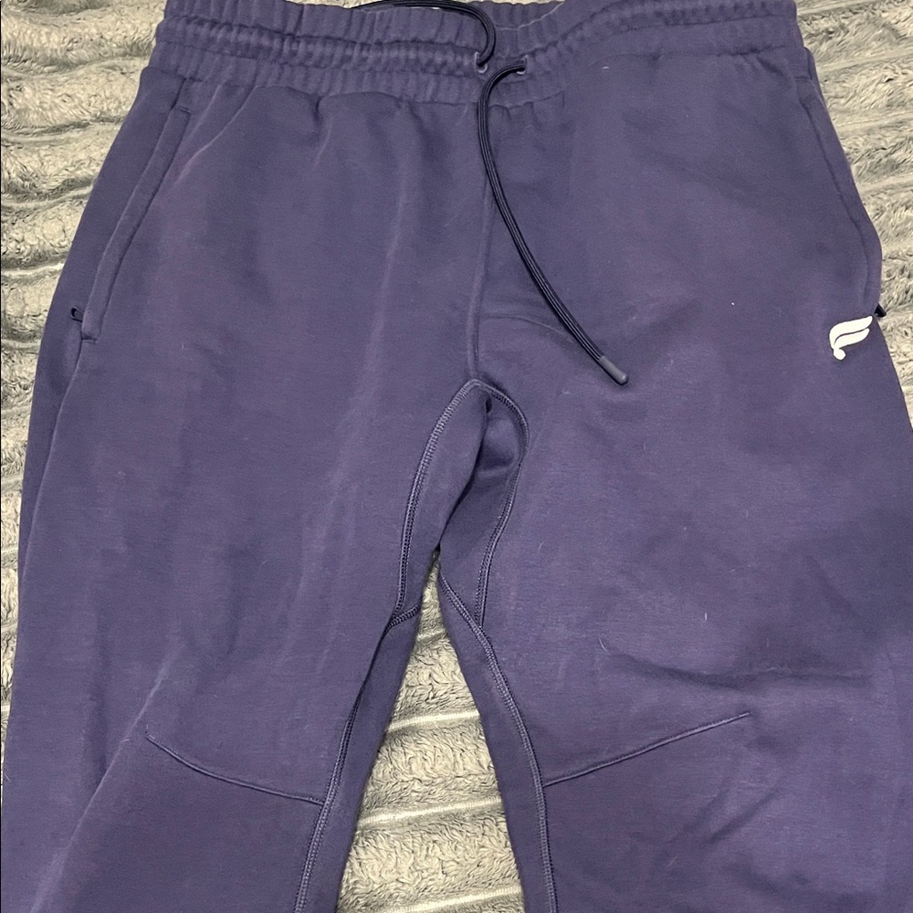 Fabletics Kids Navy Blue Elastic Waist Joggers